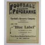 Liverpool v Tottenham Hotspur FC 31st Oct 1914 League Div 1