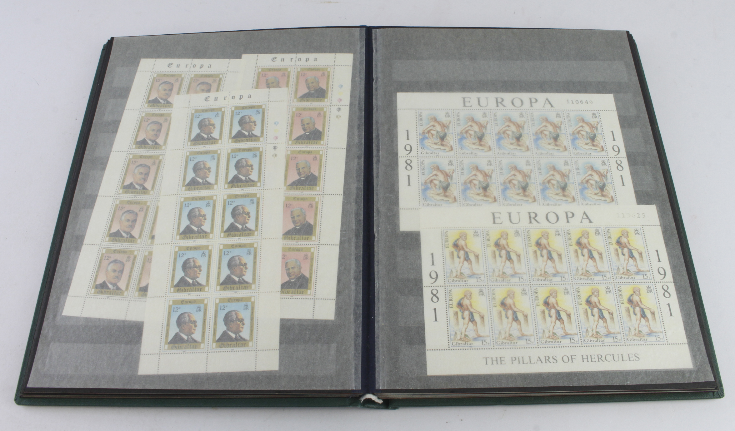 Gibraltar issues from QV, GV & GVI including better values, QE2 sets incl Europa sheetlets set.