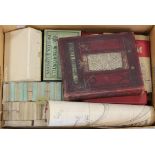 Box of various loose Cigarette Card sets, odds, plus Gum / Trade Cards and a small box of Tea Cards.