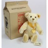 Steiff Millennium bear, with certificate of authenticity, contained in original box (bear height
