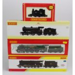 Hornby. Four boxed Hornby OO gauge locomotives, comprising 'BR Early Class D16 62530 (R3234)'; 'BR