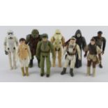 Star Wars. A group of nine Kenner Star Wars figures, circa 1980s, comprising Princess Leia (two