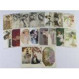 Glamour/Art Nouveau Cards - better noted to include Kirchner, Tuck etc. Predominately not postally