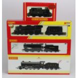 Hornby. Four boxed Hornby OO gauge locomotives, comprising 'LNER 2-6-0 Thompson Class 01 3755 (