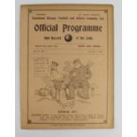 Tottenham Hotspur FC v Newcastle Utd 19th March 1910 League Div 1