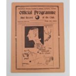 Tottenham Res v Charlton Athletic Res London Combination 18th April 1938 programme