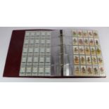 Large modern album of cigarette card sets in sleeves including several Ogdens, plus Players,