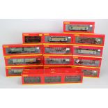 Hornby. Fifteen boxed OO Hornby wagons, including R6225 (x2), R6329A (x3), R6286B (x2), etc.