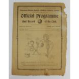 Tottenham Hotspur FC v Burnley 16th May 1921 Div 1