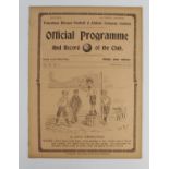 Tottenham Hotspur FC v Burnley 23rd Feb 1914 League Div 1