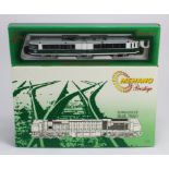 Mehano. Two boxed Mehano HO gauge locomotives, comprising 'Massachusetts Articulated Tram' (T034-