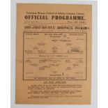 Tottenham Hotspur FC Whites v Stripes (practice match) 24th August 1940