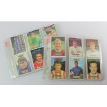 A & BC GUM, Footballers (Orange back 1-85 & 86-170), 2 complete sets in pages, VG -EXC, cat value £