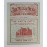 Aston Villa v Tottenham Hotspur FC 13th Dec 1913 League Div 1