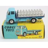 Corgi Toys, no. 457 'E.R.F. Model 44G Platform Lorry (with milk churn load)', contained in