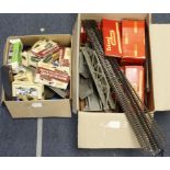 Model Railways. A collection of various OO gauge model buildings, track, etc. (some boxed), together