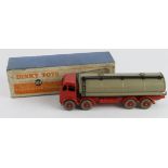 Dinky Toys, no. 504 'Foden 14 Ton Tanker', red cab & chassis with grey back, contained in original