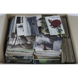 Large box containing original varied selection, vintage & modern, topographical, subjects,