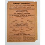 Tottenham Hotspur FC v  F.A.Eleven 7th May 1946 G.W.Hall Benefit Match