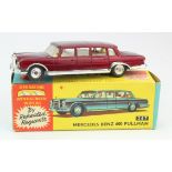 Corgi Toys, no. 247 'Mercedes Benz 600 Pullman' (maroon), wiper blades working, contained in