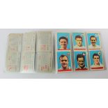 A & BC Gum, Footballers (Planet 1-46 blue print) complete set in pages (includes Charlton etc)