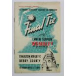 FA Cup Final Charlton Athletic v Derby County 27th April 1946 at Wembley