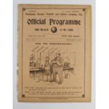 Tottenham Hotspur FC v Glossop 27th Feb 1909 League Div 2