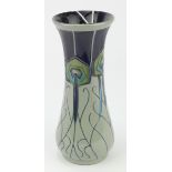 Moorcroft 'Peacock Parade' pattern vase, designed by Nicola Slaney, dated 2012, makers marks to
