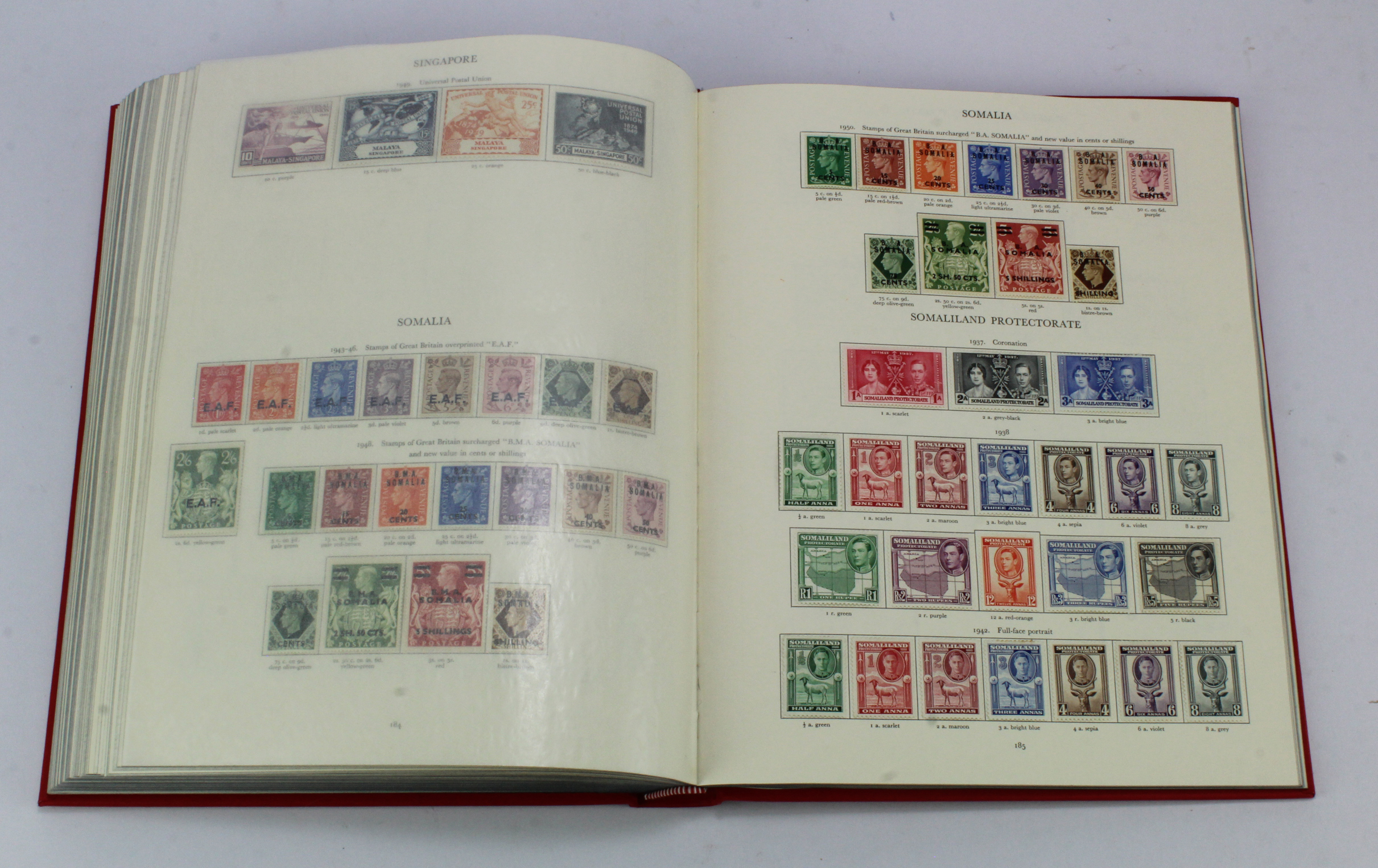 British Commonwealth - a very impressive once mounted mint KGVI collection in a boxed SG King George - Image 15 of 19