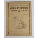 Tottenham Hotspur FC v Arsenal 15th Jan 1921 Div 1