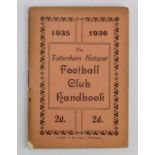 Tottenham Football Handbook 1935-1936, with pages 1-64