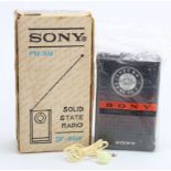 Sony FM / AM radio (3F 66W), contained in original packaging