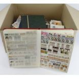 Very large box of loose stamps (1000's) stockbooks well filled, various covers, etc (Buyer