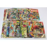 Marvel & DC Comics. A collection of approximately fifty-five comics, circa 1960s-70s, including