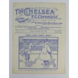 Chelsea v Tottenham Hotspur FC 18th Dec 1909 F/L Div 1