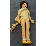 Deans. Large Deans Rag Book Doll, length 108cm approx.