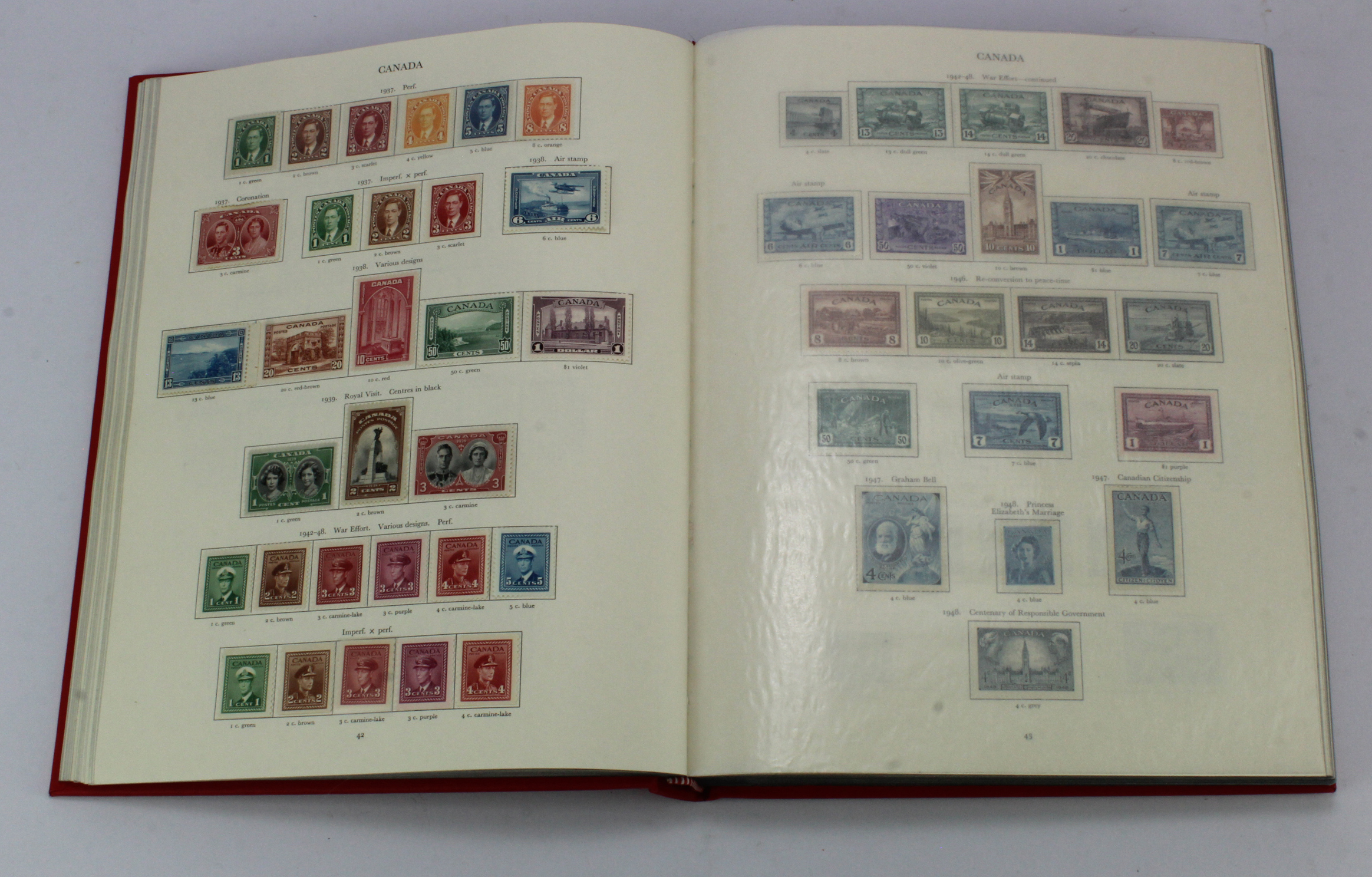 British Commonwealth - a very impressive once mounted mint KGVI collection in a boxed SG King George - Image 6 of 19
