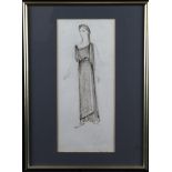 Leslie Hurry (1909-1978) Original costume design illustration for the Royal Shakespeare theatre