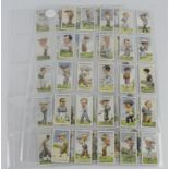 Golf - Churchman, Prominent Golfers, complete set in 2 large pages, VG or better, cat value £850