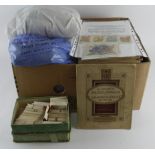 Crate, sets, part sets & odds, contained in boxes, bags, albums, etc + 3 modern albums of sets &