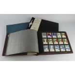 Photo albums, with cards corner mounted within (3), includes interesting German issues, Eckstein -