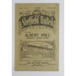 Sheffield United v Tottenham Hotspur FC 4th April 1925 Div 1