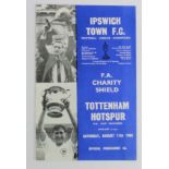 Ipswich Town v Tottenham Hotspur FC 11th August 1962 FA Charity Shield
