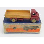 Dinky Toys, no. 522 'Big Bedford Lorry', maroon cab & chassis with tan back, contained in original