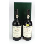 W & J Graham & Co, Oporto, Portugal Vintage Port Wine Finest Reserve 1963, two bottles (2)