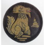 Badge a Chindit cloth arm badge, toned.