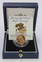 Half Sovereign 1994 Proof FDC boxed as issued