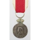 Abyssinian War Medal 1869 correctly named (1492 Corpl E Fricker 21st Brigde RA). With copy service