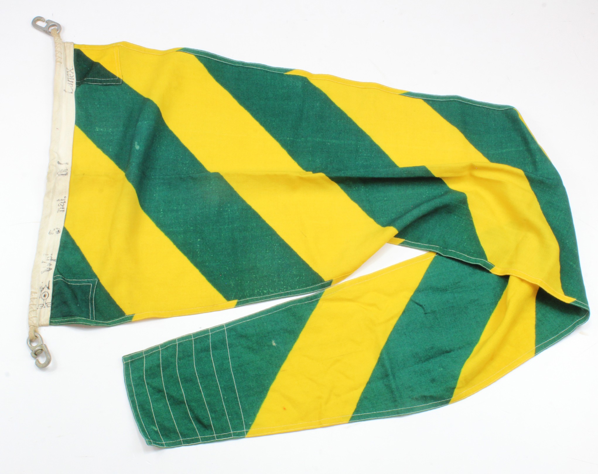 German Kreigsmarine Signal Flag (green & yellow striped) used to ...