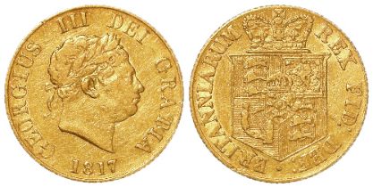 Half Sovereign 1817 nVF